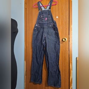 Women's Crest Jeans Bib Overalls size M
